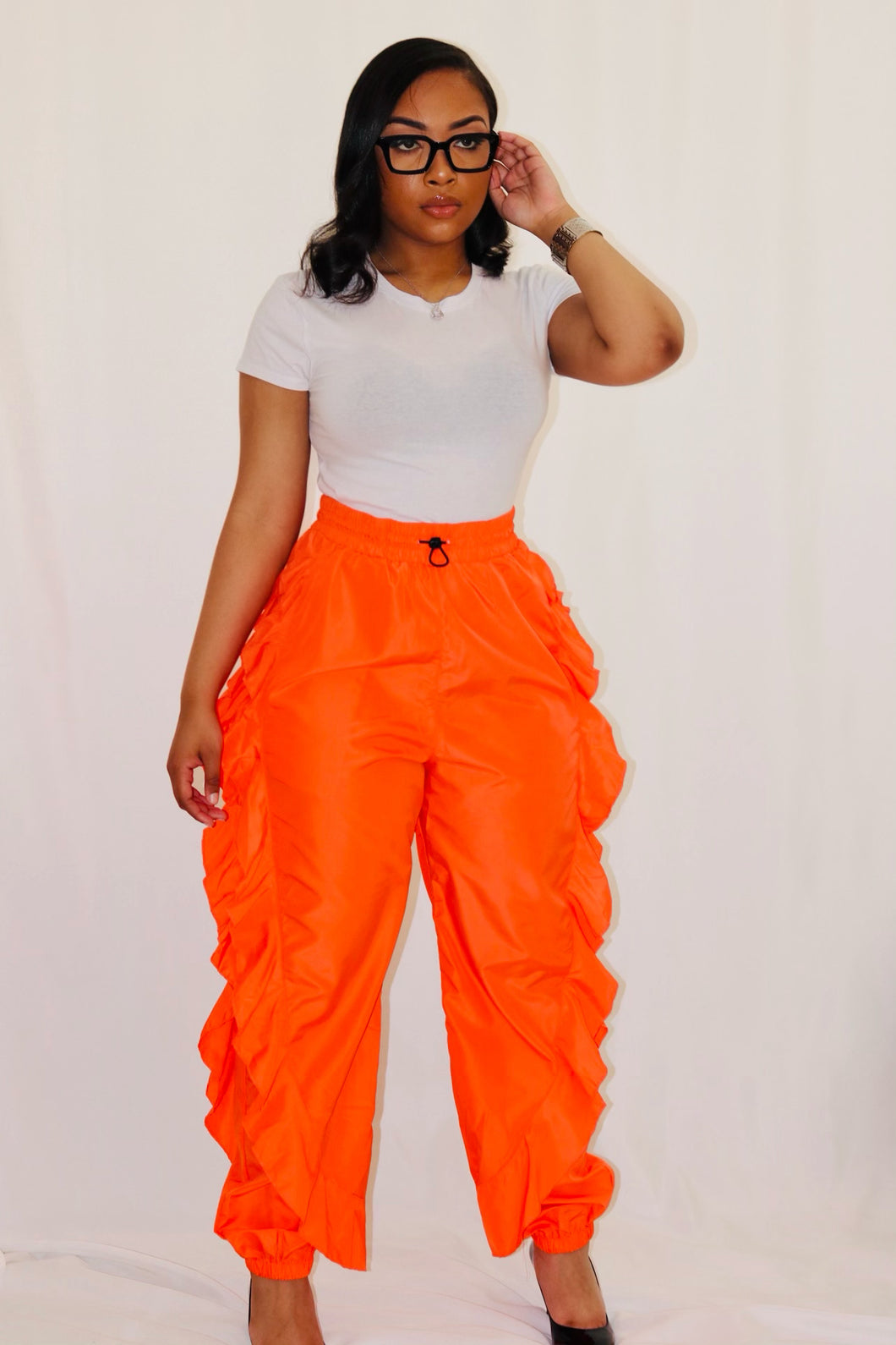 Ruffle Joggers